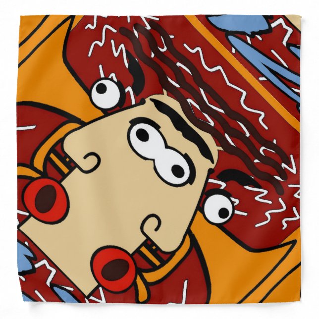 Abstract Faces Bandana (Front)