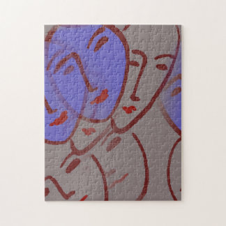 Abstract Faces Jigsaw Puzzle