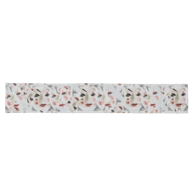 Abstract Faces Long Table Runner (Horizontal)