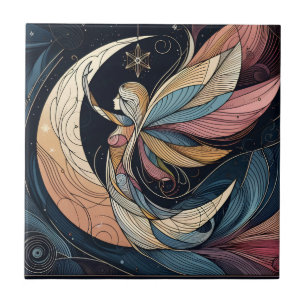 Abstract Fairy Art Ceramic Tile