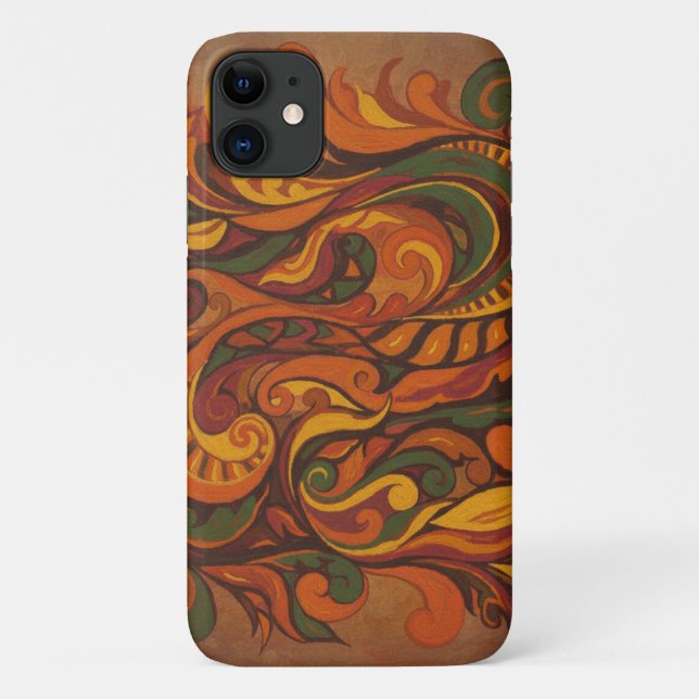 ABSTRACT FALL COLOR DESIGN Case-Mate iPhone CASE (Back)