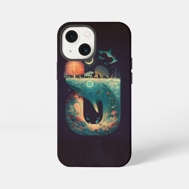 Abstract Fantasies World of Impossible Objects Iphone Case (Back)