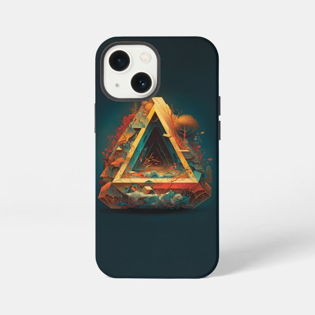 Abstract Fantasies World of Impossible Objects Iphone Case (Back)