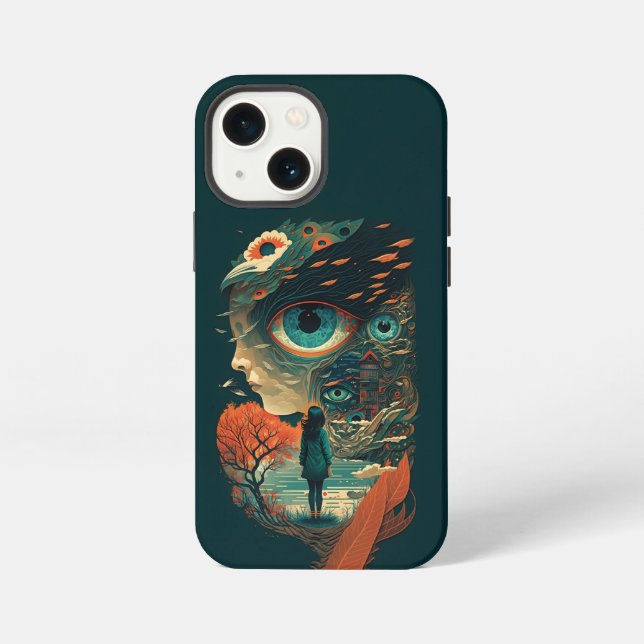 Abstract Fantasies World of Impossible Objects Iphone Case (Back)