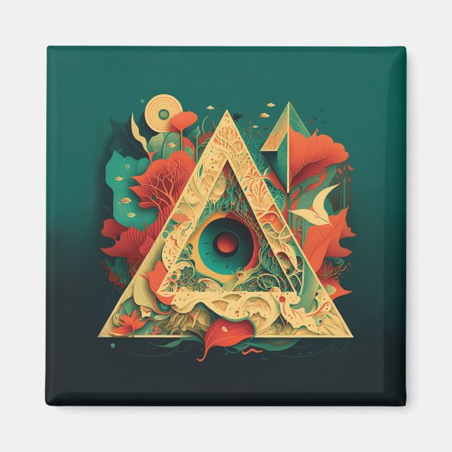 Abstract Fantasies World of Impossible Objects Magnet (Front)
