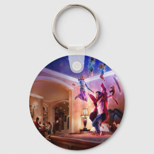 Abstract Fantasy Peter Pan Celebration Keychain