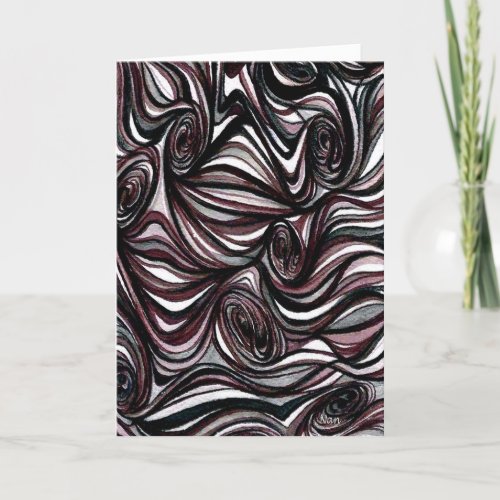 Abstract  Fathers Day Card