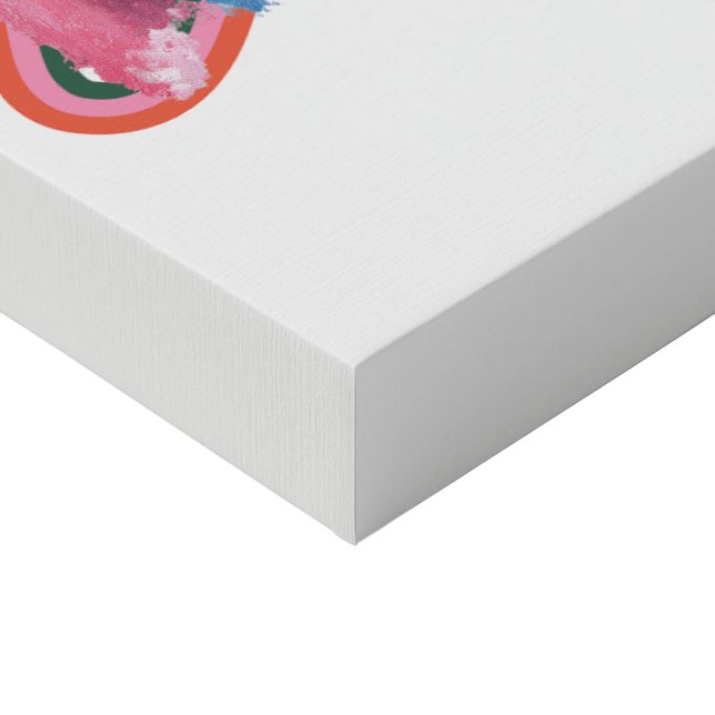 abstract faux canvas print (Corner)