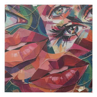 Abstract Faux Canvas Print