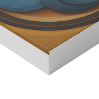 abstract faux canvas print