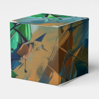 Abstract Favor Boxes
