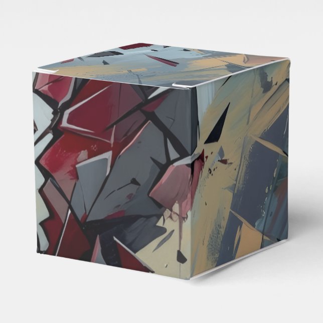 Abstract Favor Boxes (Front Side)