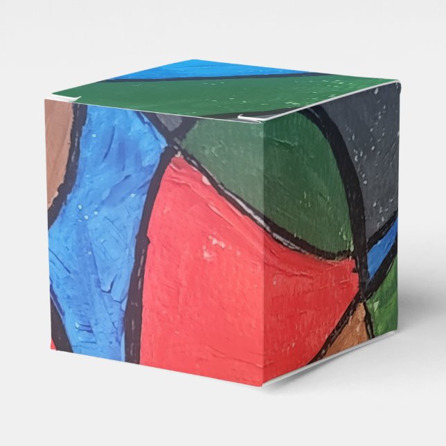 Abstract Favor Boxes (Front Side)