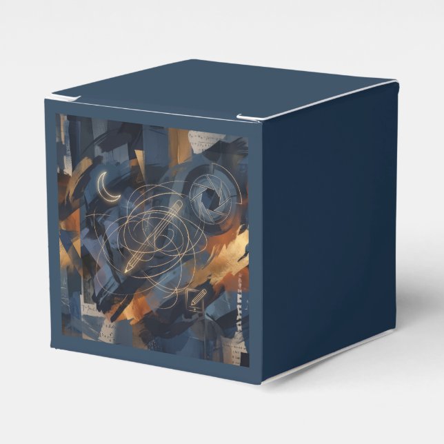 Abstract Favor Boxes (Front Side)