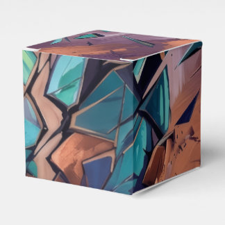 Abstract Favor Boxes