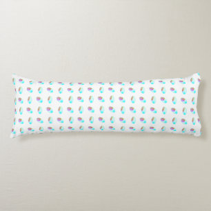 Abstract Feathers Body Pillow