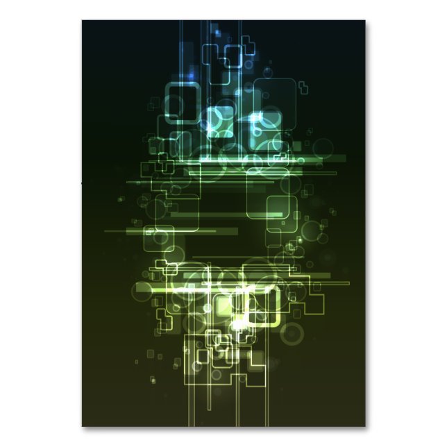 abstract feature design table number (Front)