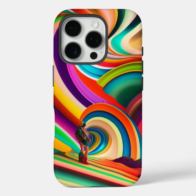 Abstract Festival-Inspired – Bonnaroo Modern Art Case-Mate iPhone Case (Back)