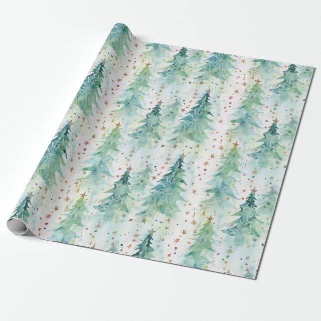 Abstract festive  wrapping paper (Unrolled)