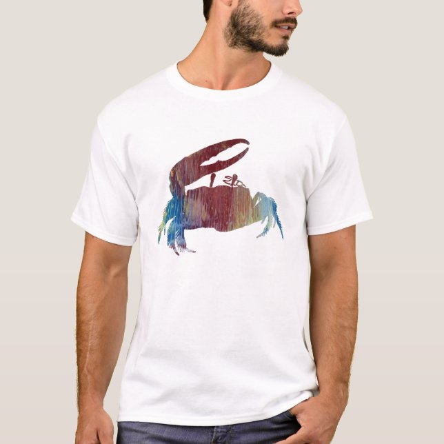 Abstract Fiddler Crab silhouette T-Shirt (Front)
