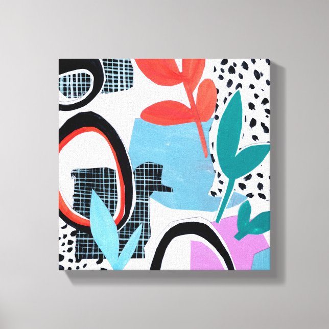 Abstract Field Trip Canvas Print (Front)