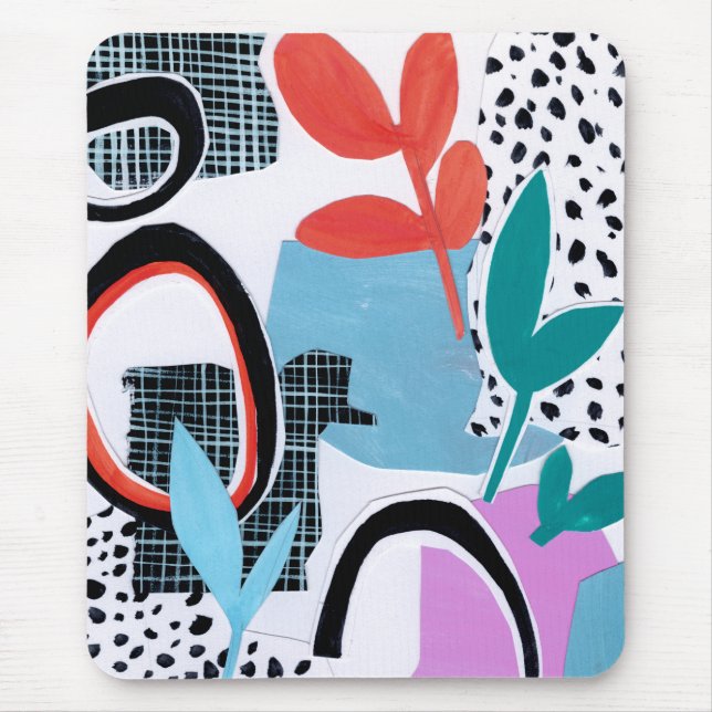 Abstract Field Trip Mouse Pad (Front)