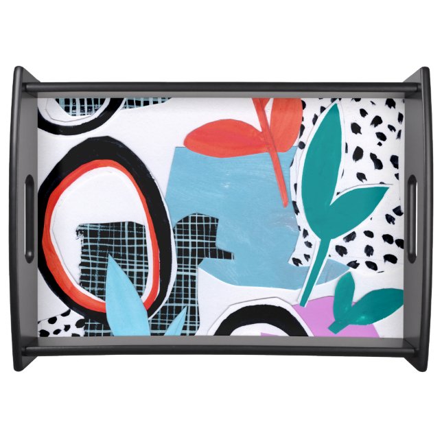 Abstract Field Trip Serving Tray (Front)