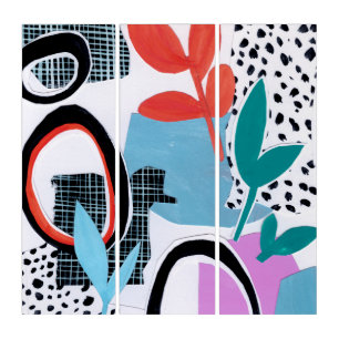 Abstract Field Trip Triptych