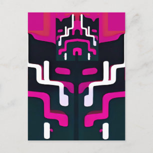 Abstract Fiend - Ken Gage Art Postcard