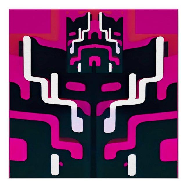 Abstract Fiend - Ken Gage Art Poster (Front)