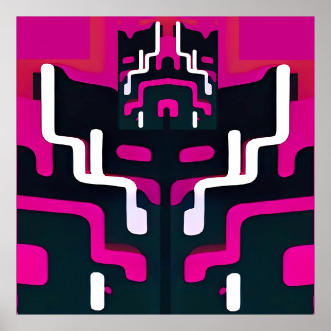 Abstract Fiend - Ken Gage Art Poster (Front)