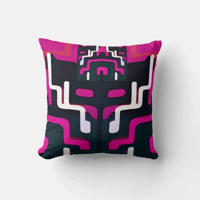 Abstract Fiend - Ken Gage Art Throw Pillow (Front)