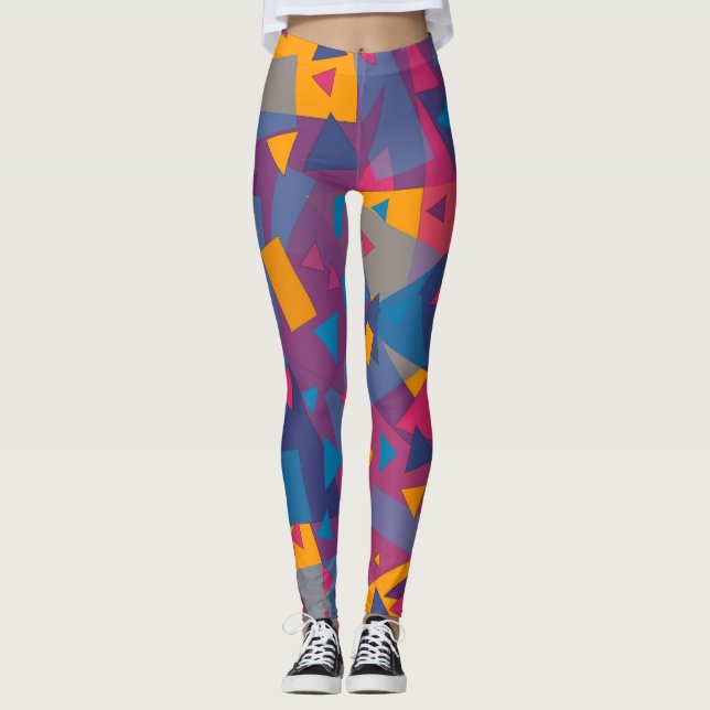 Abstract Fiesta #4 Leggings (Front)