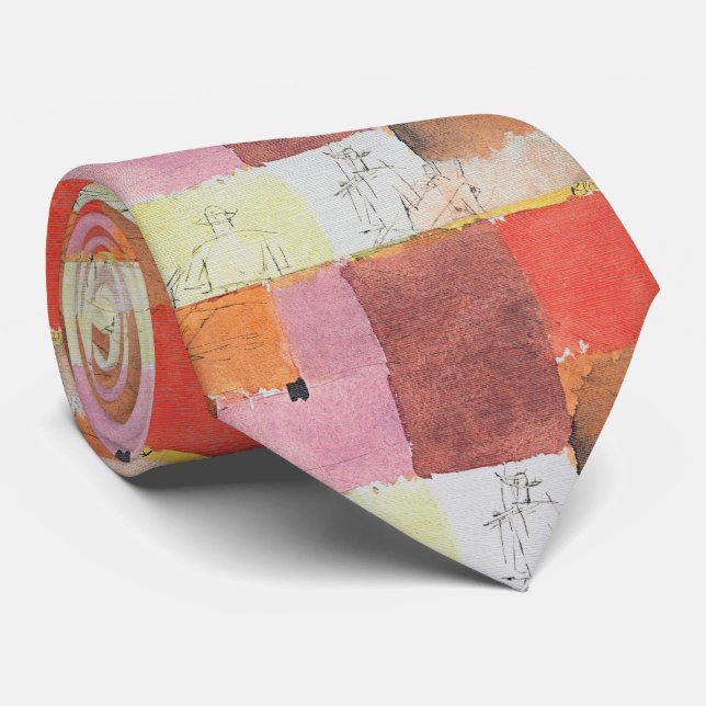 Abstract Figures Art - Bold Modern Neck Tie (Rolled)