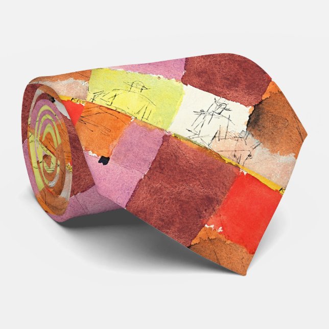 Abstract Figures Art - Bold Modern Necktie (Rolled)