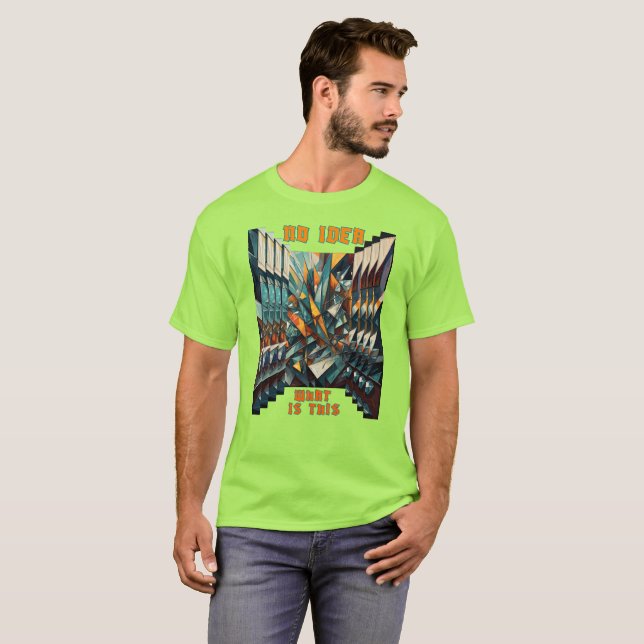 Abstract figures with butterfly effect T-Shirt (Front Full)