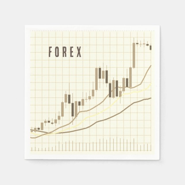 Abstract financial graph napkins (Front)