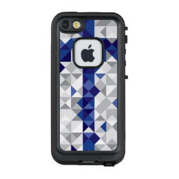 Abstract Finland Flag, Finnish Colors LifeProof FRĒ iPhone SE/5/5s Case