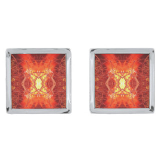 Abstract Fire Cufflinks