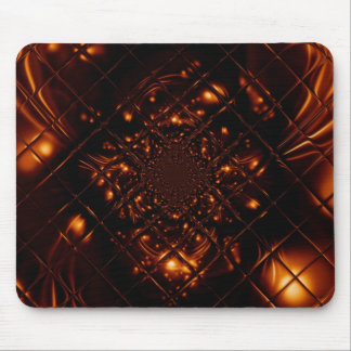 Abstract Fire Glass Fractal Mouse Pad
