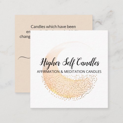 Abstract Fire Logo Soap And Candle Business Card