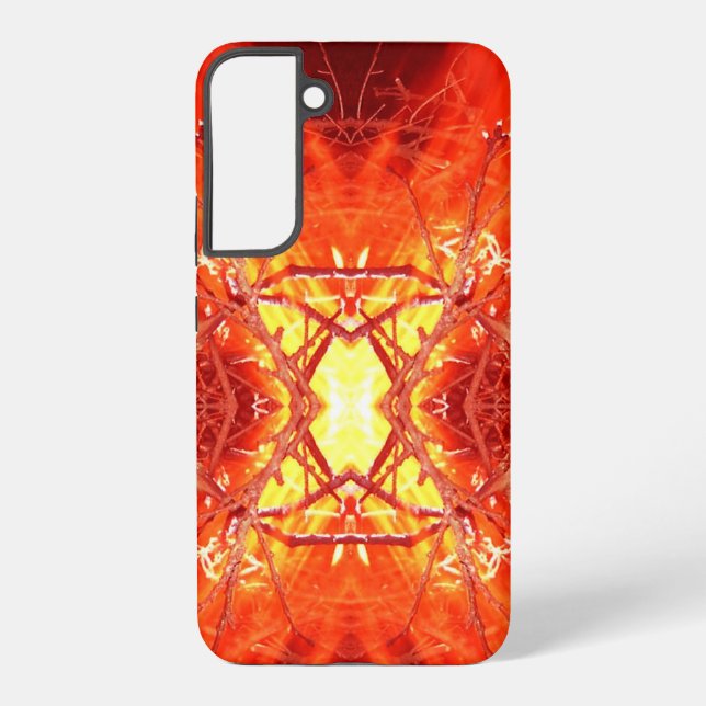 Abstract Fire Samsung Galaxy Case (Back)