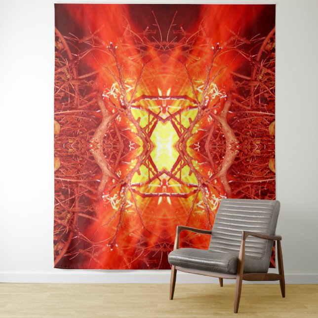 Abstract Fire Tapestry (In Situ)