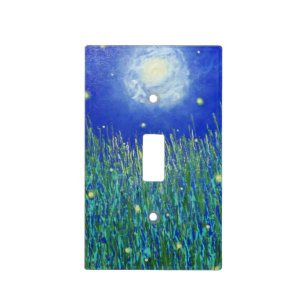 Abstract Fireflies Switchplate Light Switch Cover