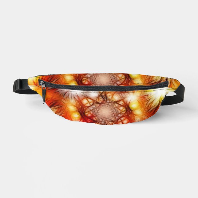 Abstract Fireworks Stars Background Fanny Pack (Front)