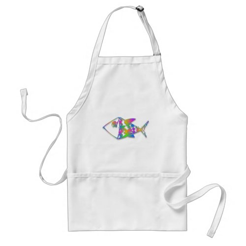 Abstract Fish Adult Apron