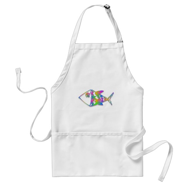 Abstract Fish Adult Apron (Front)