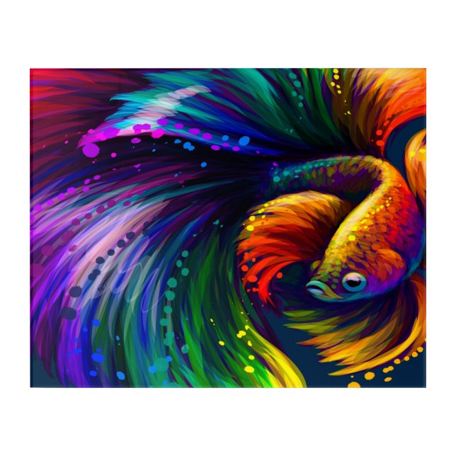 Abstract Fish Art (Front)