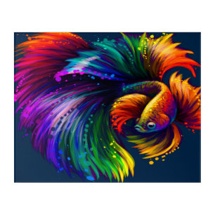 Abstract Fish Art