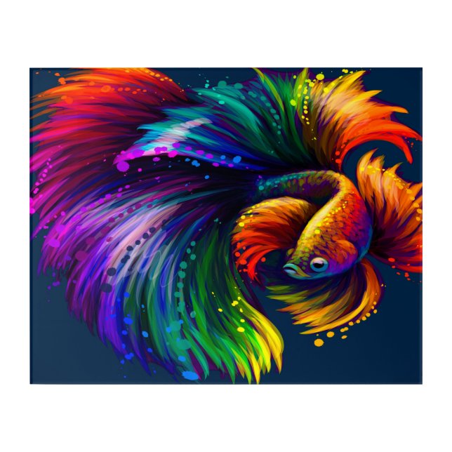 Abstract Fish Art (Front)